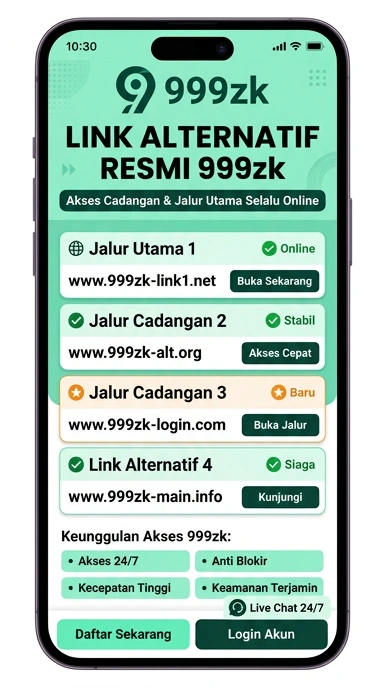 Tampilan link alternatif 999zk