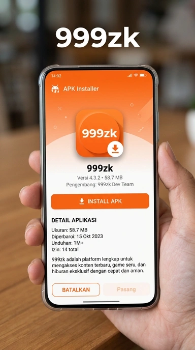 Tampilan halaman APK 999zk