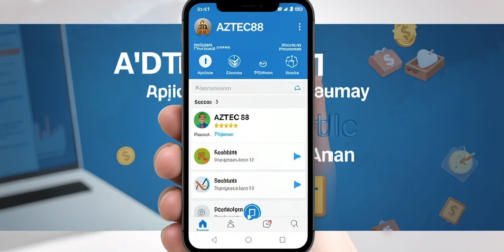 Tampilan antarmuka AZTEC88 yang sederhana dan intuitif.