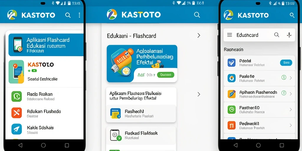 Antarmuka aplikasi KASTOTO yang menarik dan fungsional.