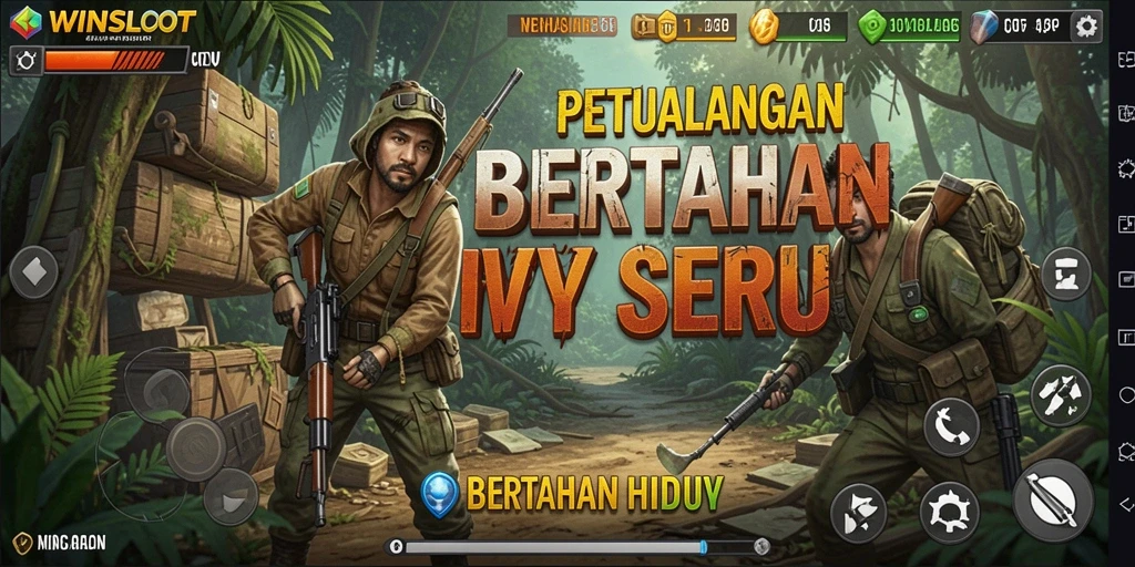 Antarmuka WINSLOT menampilkan aksi Bertahan Hidup yang mendebarkan.